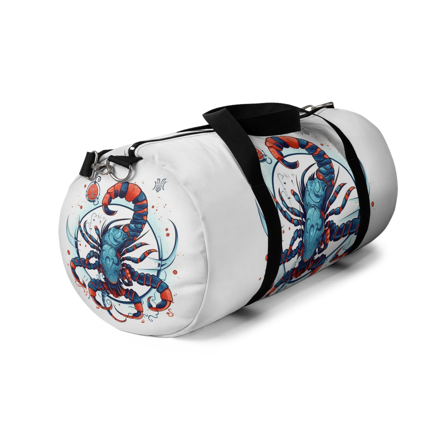 Cute Scorpio Zodiac Sign - Big Claws, Long Tail Cosmic Astrology Symbol - Duffel Bag