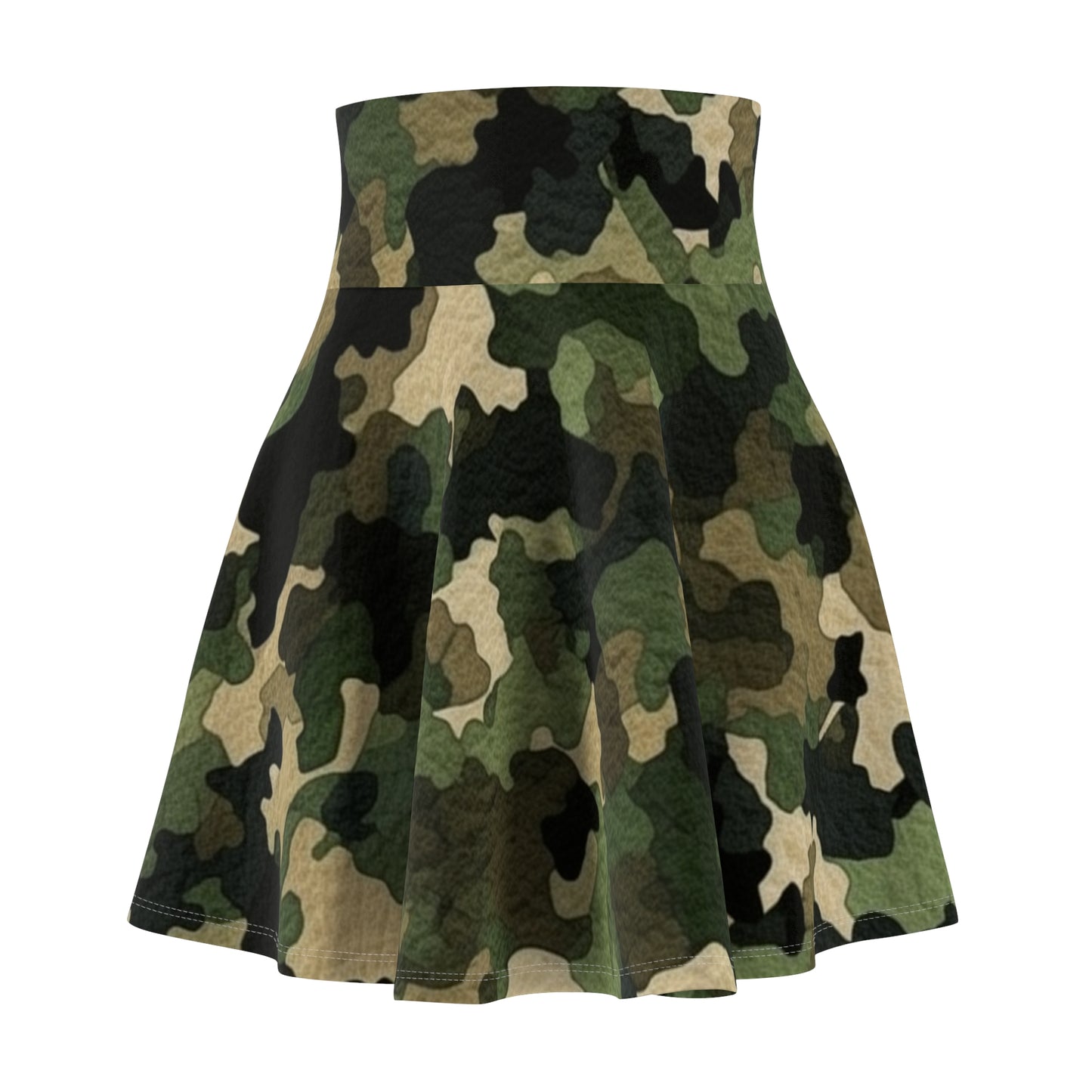 Classic Camo | Camouflage Wrap | Traditional Camo - Women's Skater Skirt (AOP)