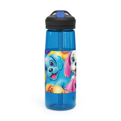 Happy Puppy & Dog Design - Vivid and Eye-Catching - CamelBak Eddy®  Water Bottle, 20oz\25oz