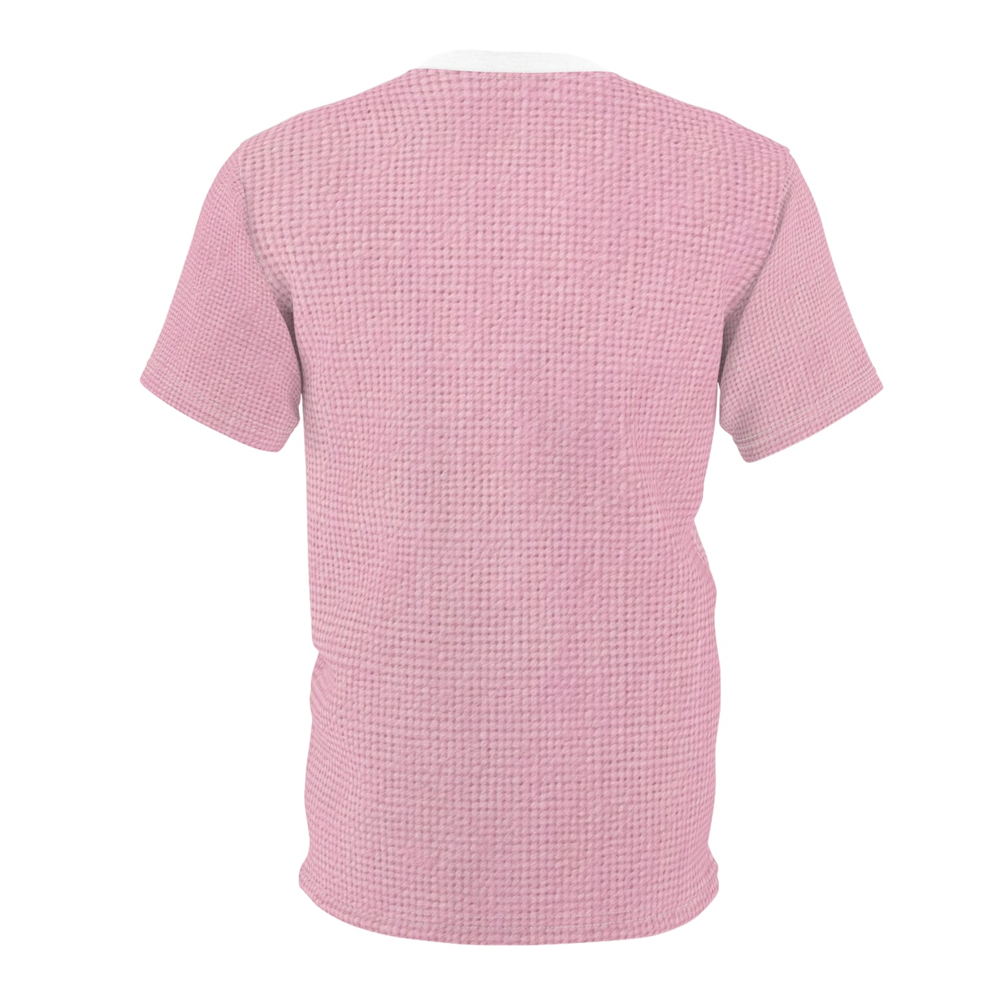 Blushing Garment Dye Pink: Denim-Inspired, Soft-Toned Fabric - Unisex Cut & Sew Tee (AOP)