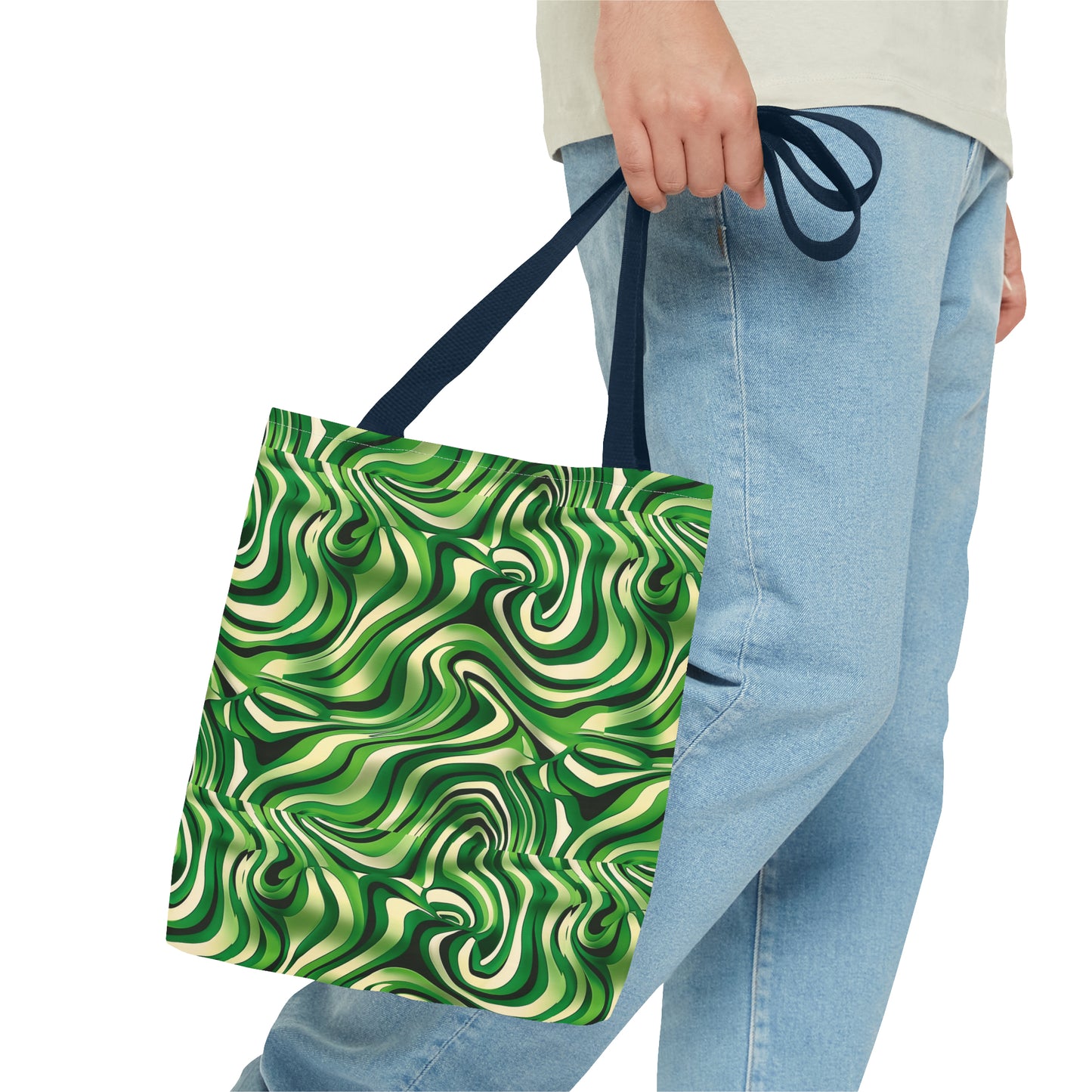 Disco Zebra Green - Tote Bag (AOP)