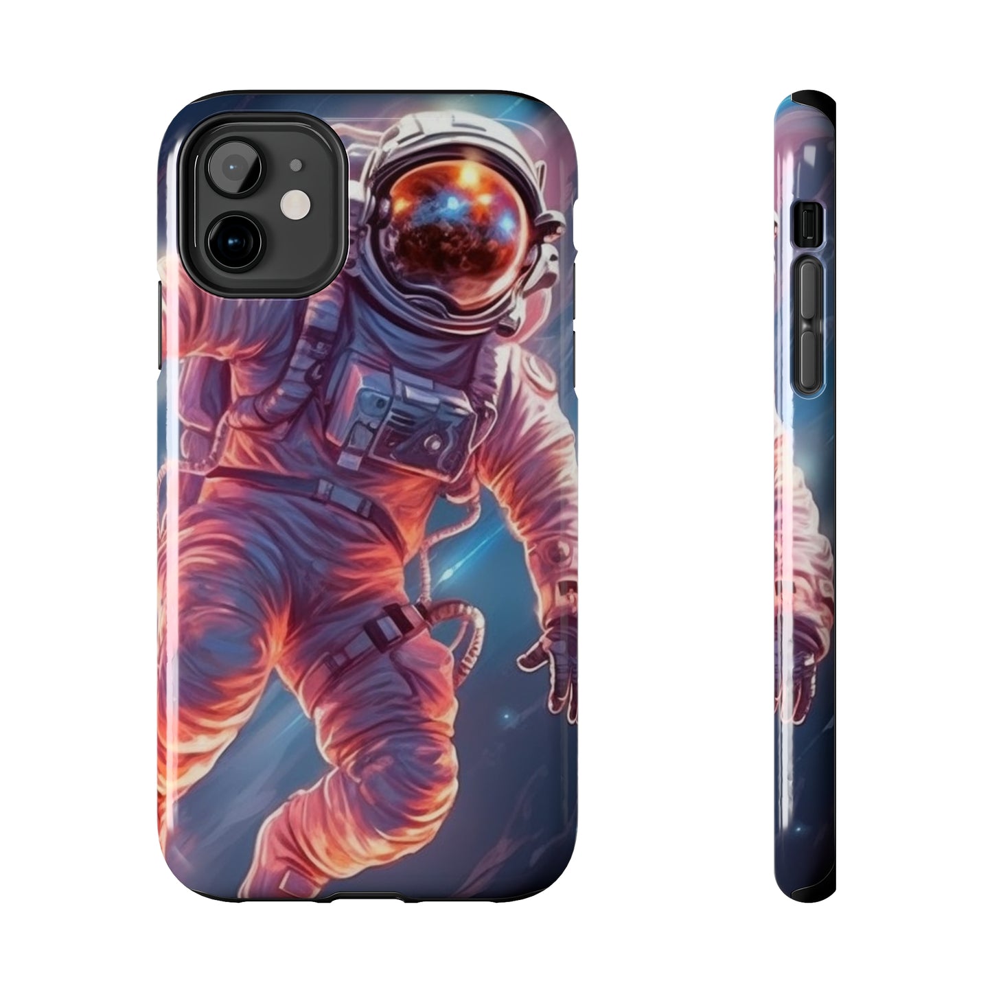 Astronaut Outer Space - Galaxy Starfield Art - Tough Phone Cases