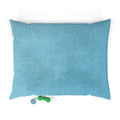 Bright Aqua Teal: Denim-Inspired Refreshing Blue Summer Fabric - Dog & Pet Bed