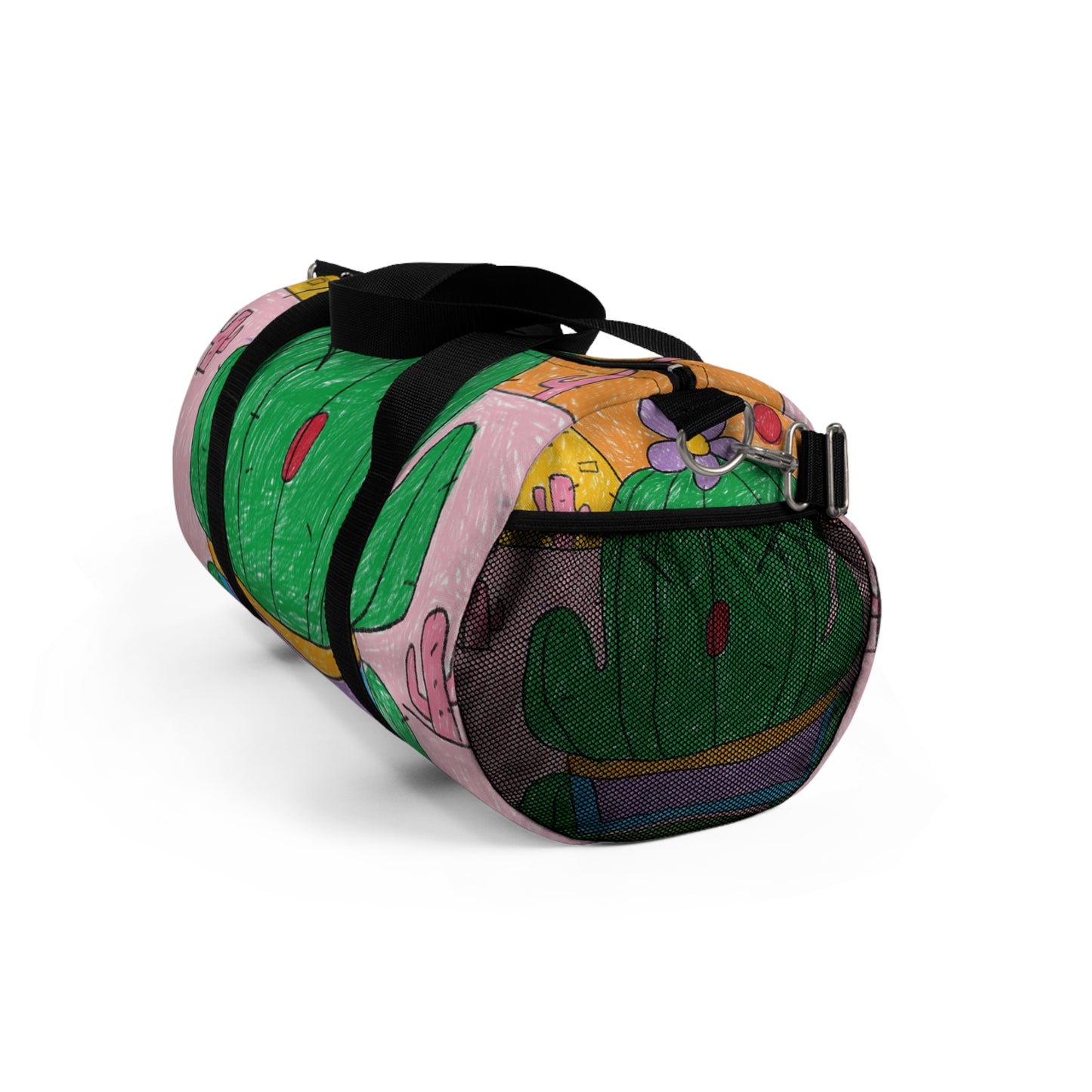 Desert Cactus Sumo Wrestler Graphic Duffel Bag