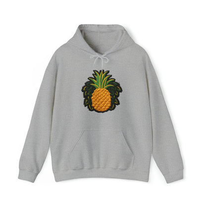 Pineapple Chenille Patch Design - Unisex Heavy Blend™ Hooded Sweatshirt