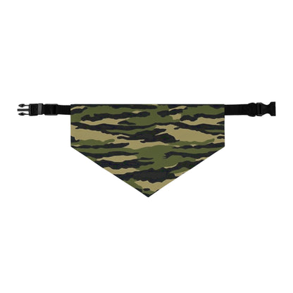 Tiger Stripe Camouflage: Military Style - Dog & Pet Bandana Collar