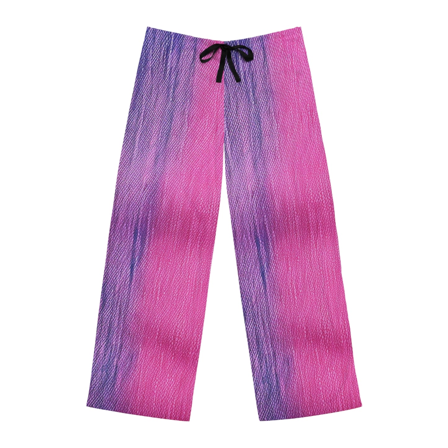 Dual Delight: Daydream de mezclilla mitad rosa y azul - Pantalones de pijama para hombre (AOP) 