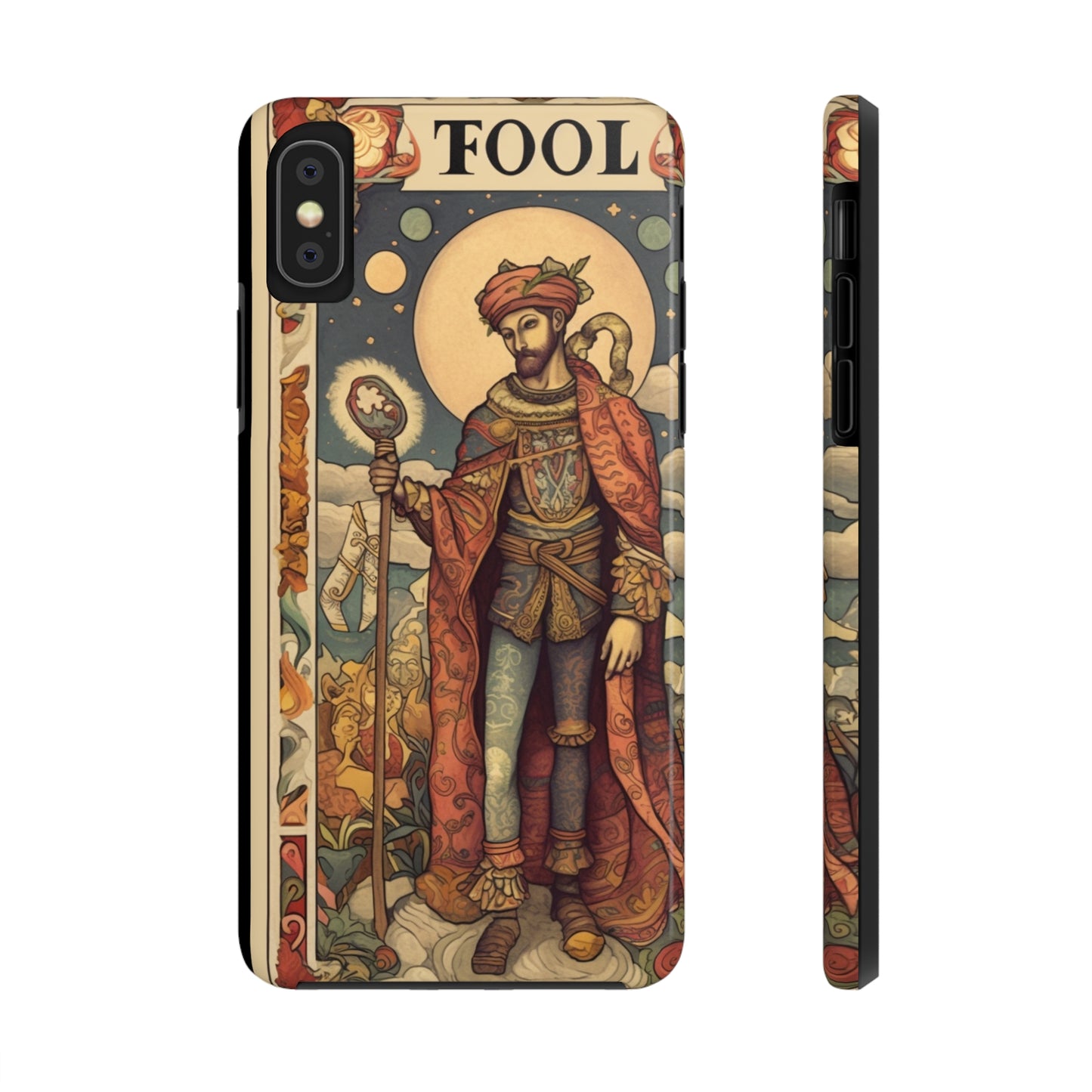 Expressive Tarot - 'The Fool' Card Artistic Reading Symbol - Tough Phone Cases