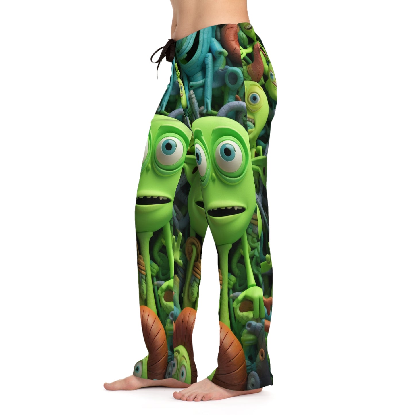 Toy Alien Story Space Character Galactic UFO Anime Cartoon - Women's Pajama Pants (AOP)