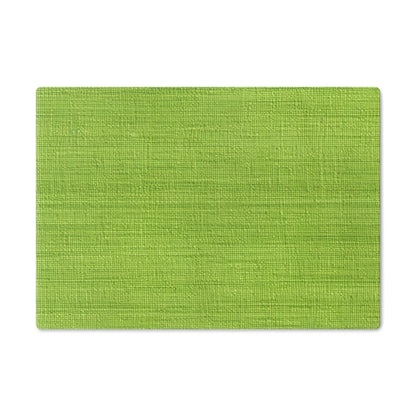 Lush Grass Neon Green: Denim-Inspired, Springtime Fabric Style - Cutting Board