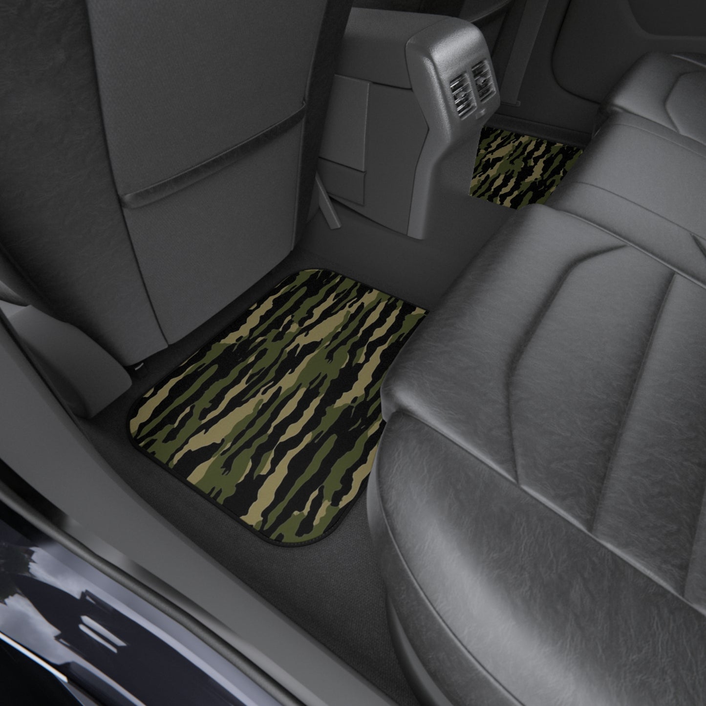 Tiger Stripe Camouflage: Military Style - Car Mats (Set of 4)