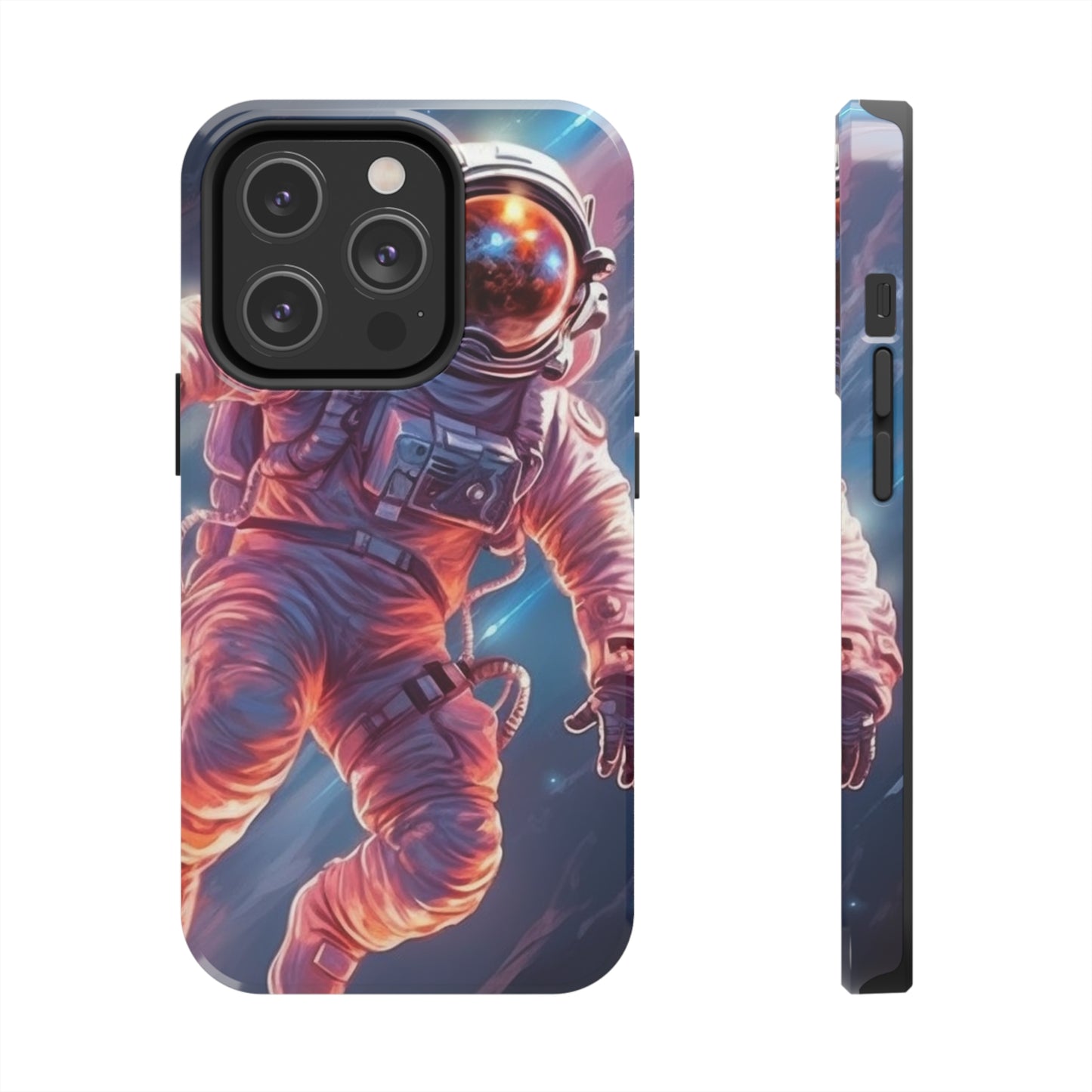 Astronaut Outer Space - Galaxy Starfield Art - Tough Phone Cases