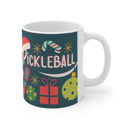 Regalo de Pickleball para Navidad - Taza de cerámica 11oz 