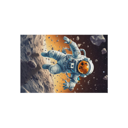 Galactic Adventurer - Celestial Star Art: Deep Space Exploration - Outdoor Rug