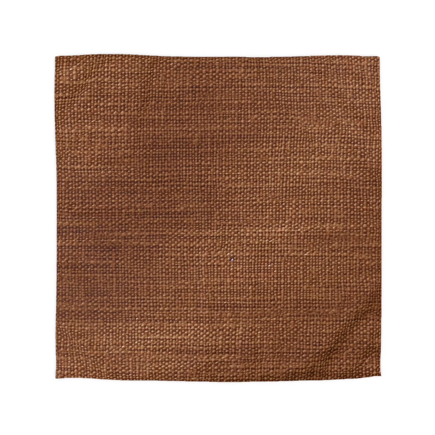 Luxe Dark Brown: Denim-Inspired, Distinctively Textured Fabric - Microfiber Duvet Cover