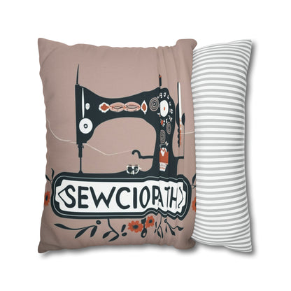 Sewciopath Sewing - Spun Polyester Square Pillow Case