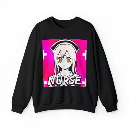 Nurse Anime Japanese Style Kawaii - Unisex Heavy Blend™ Crewneck Sweatshirt