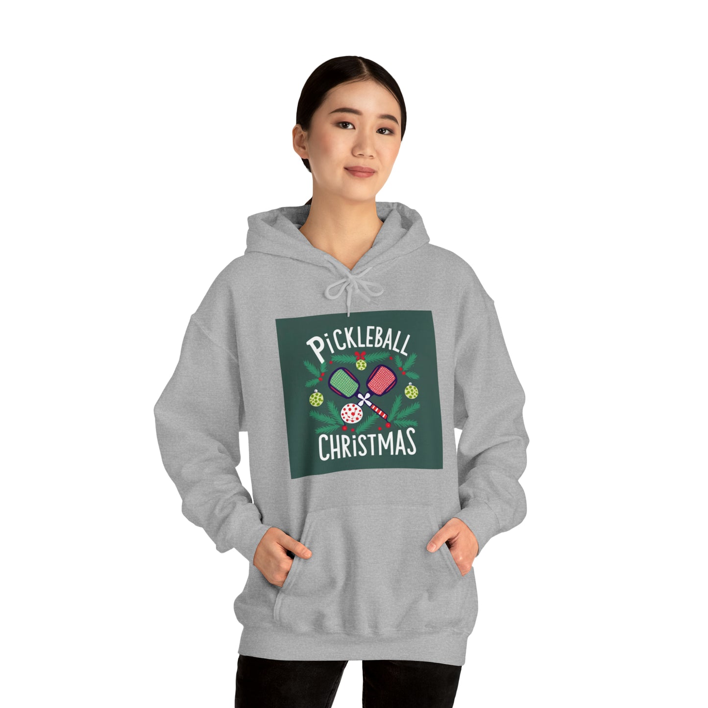 Pickleball Christmas - Unisex Heavy Blend™ Hooded Sweatshirt