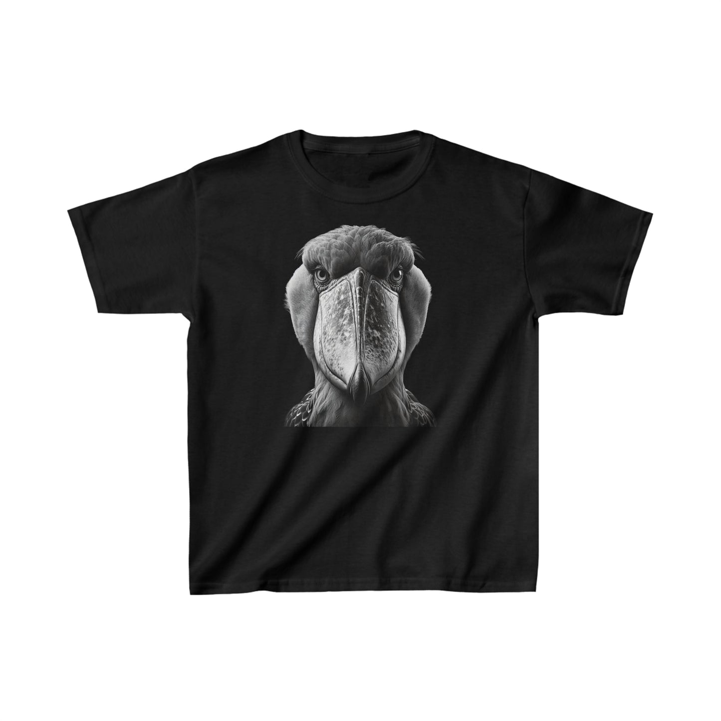 Shoebill Bird, Bird Watch Gift. Kids Heavy Cotton™ Tee