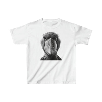 Shoebill Bird, Bird Watch Gift. Kids Heavy Cotton™ Tee