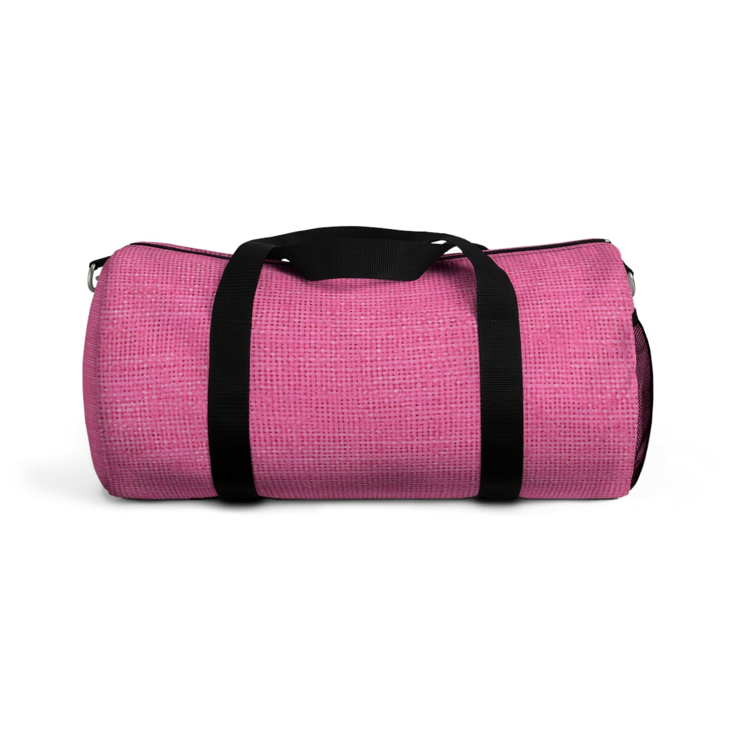 Doll-Like Pink Denim Designer Fabric Style - Duffel Bag