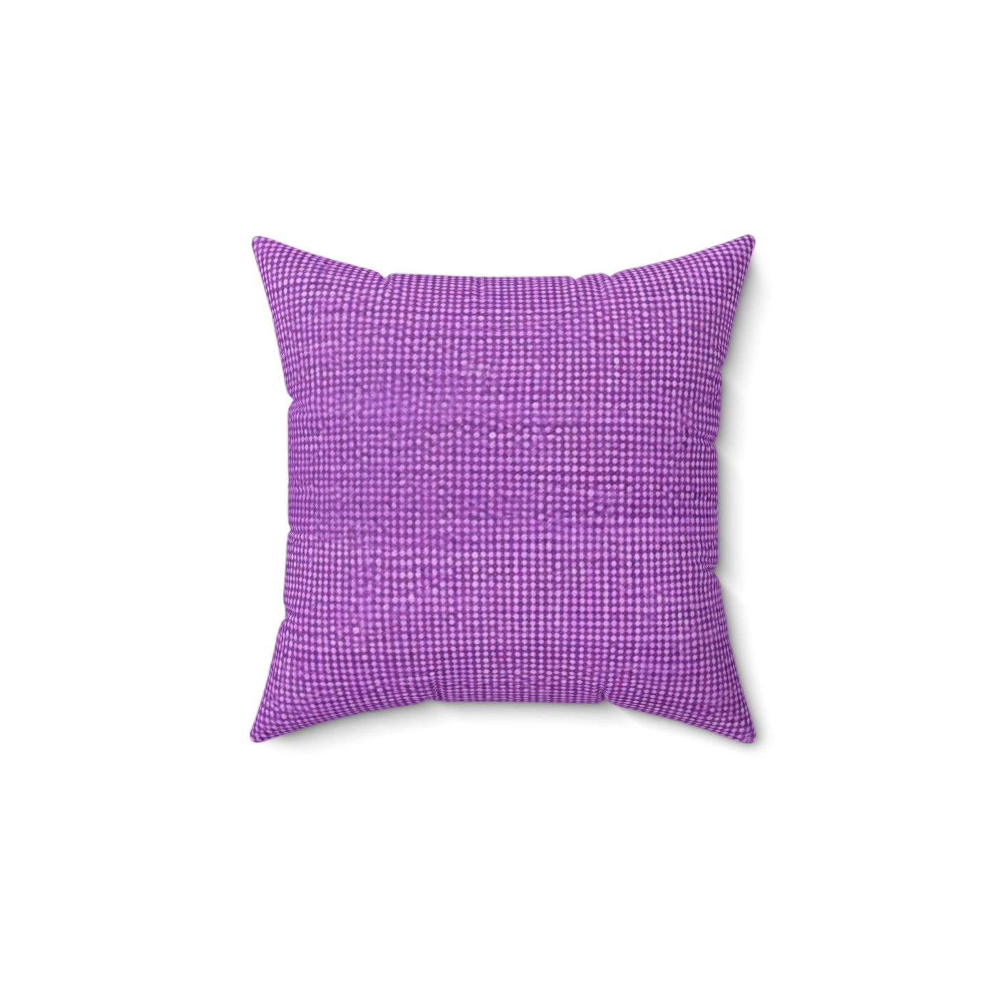 Hyper Iris Orchid Red: Denim-Inspired, Bold Style - Spun Polyester Square Pillow