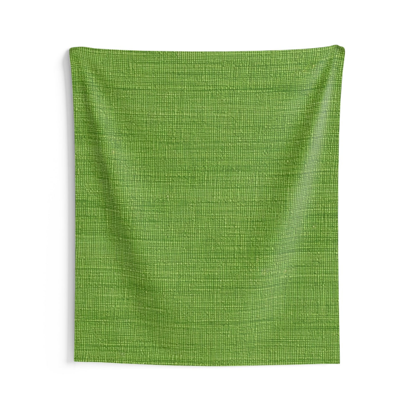 Olive Green Denim-Style: Seamless, Textured Fabric - Indoor Wall Tapestries