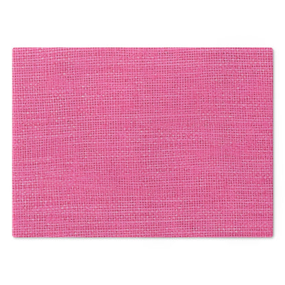 Doll-Like Pink Denim Designer Fabric Style - Cutting Board