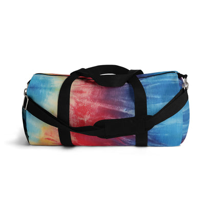 Rainbow Tie-Dye Denim: Espectáculo de diseño de tela multicolor vibrante - Bolsa de lona 