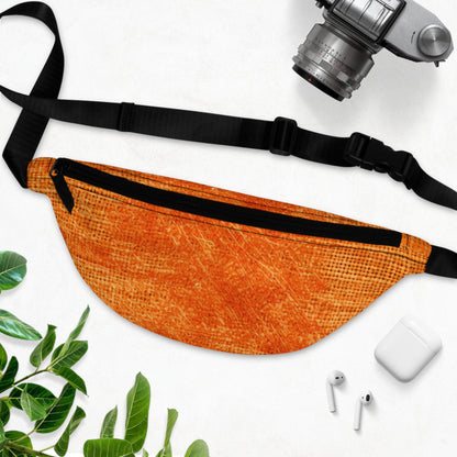 Naranja quemado/óxido: tela de color otoñal inspirada en la mezclilla - Fanny Pack