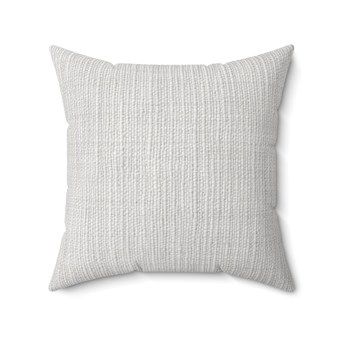 Chic White Denim-Style Fabric, Luxurious & Stylish Material - Spun Polyester Square Pillow