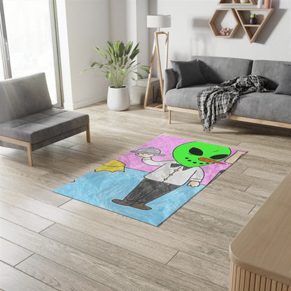 Veggie Visi The Vegetable Visitor Alien Dobby Rug