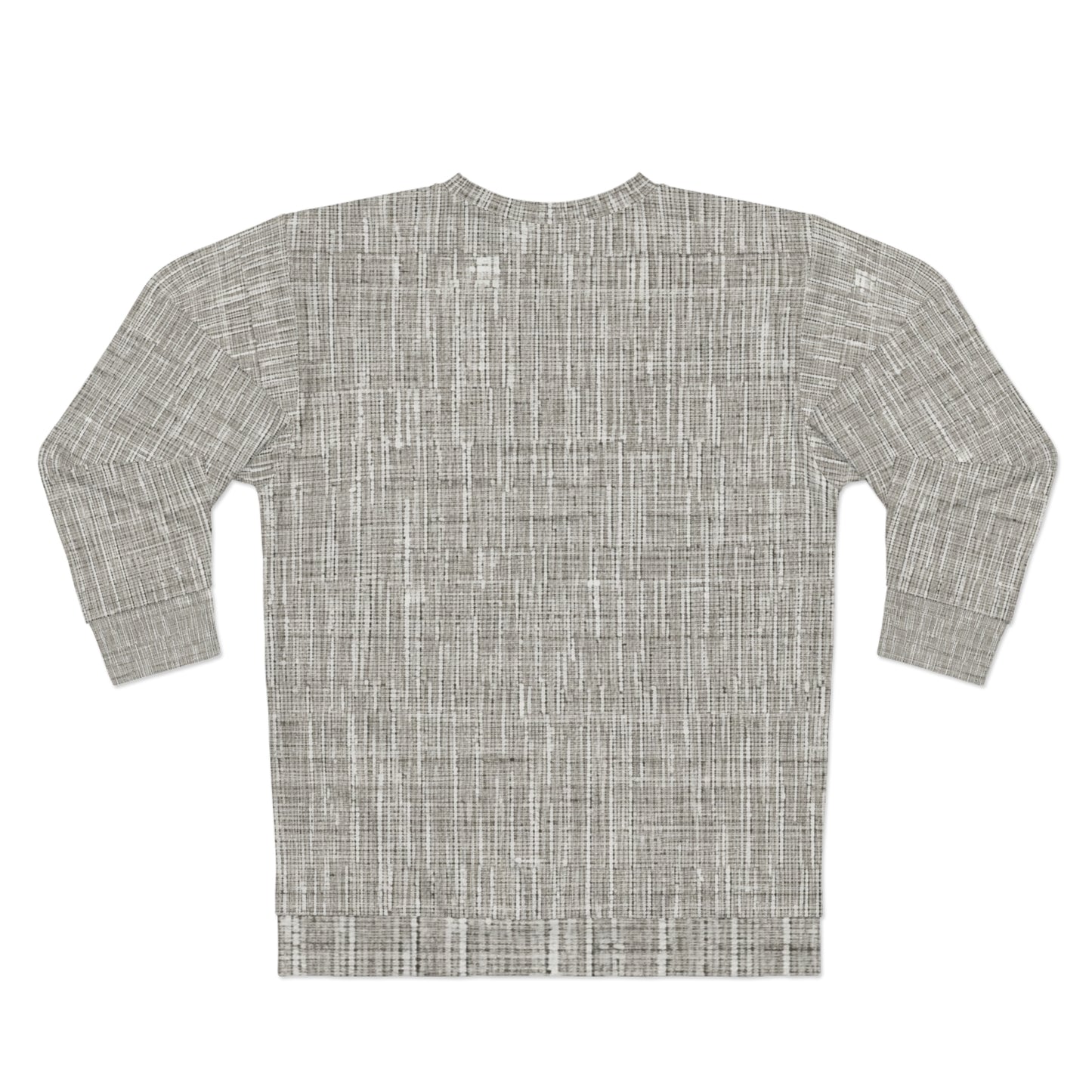 Silver Grey: Denim-Inspired, Contemporary Fabric Design - Unisex Sweatshirt (AOP)