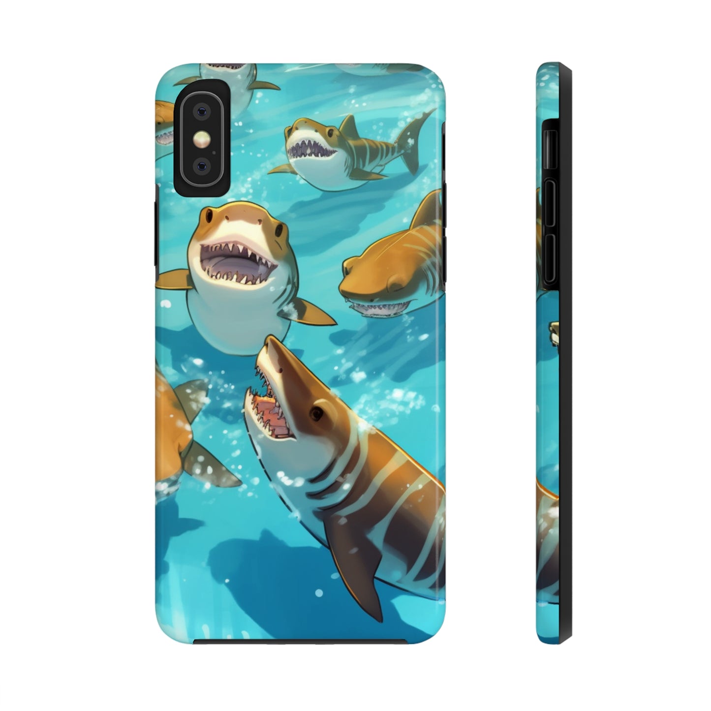 Tiger Shark: Ocean Marine Wildlife - Underwater - Tough Phone Cases