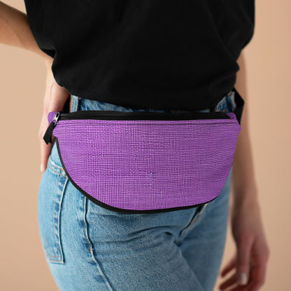 Hyper Iris Orchid Red: Denim-Inspired, Bold Style - Fanny Pack