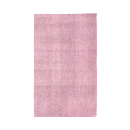 Blushing Garment Dye Pink: Denim-Inspired, Soft-Toned Fabric - Dobby Rug