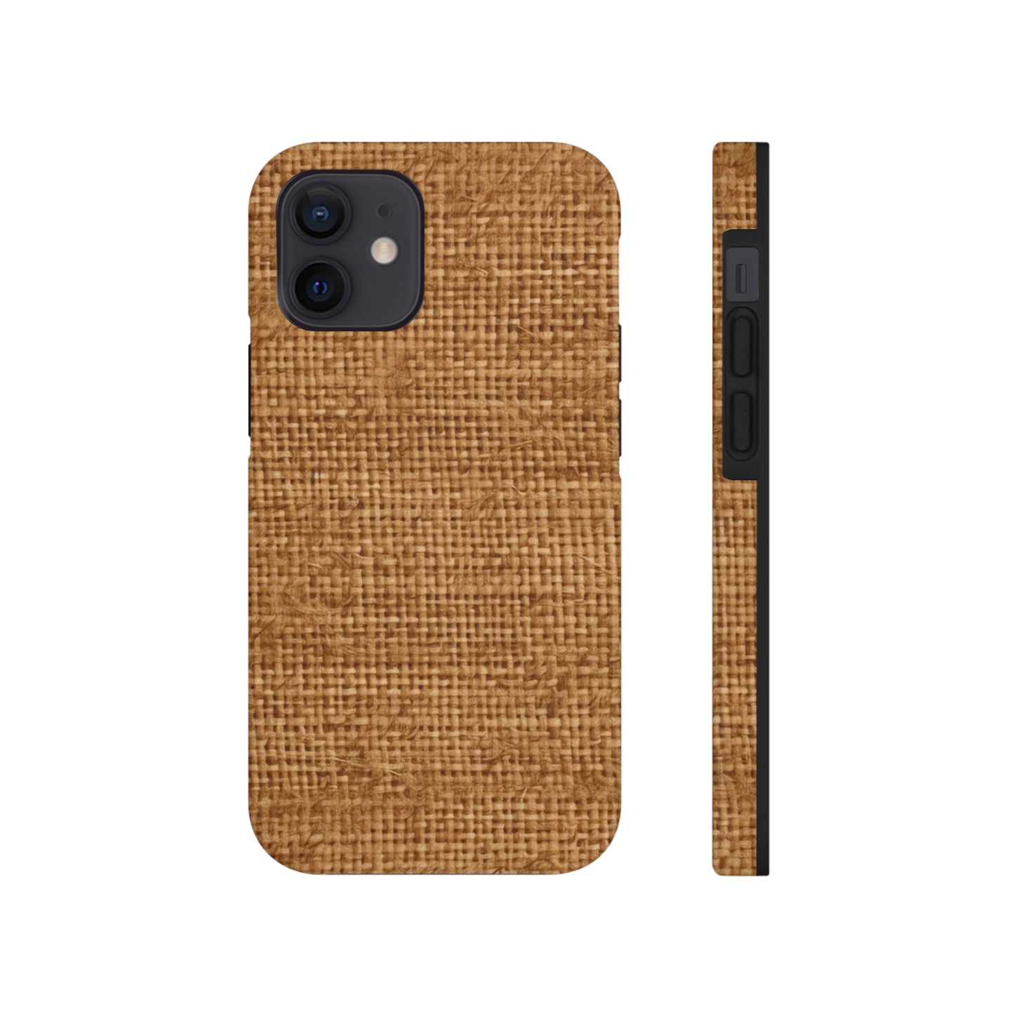 Light Chocolate: Denim-Inspired Elegant Fabric - Tough Phone Cases