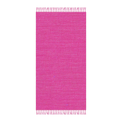 Hot Neon Pink Doll Like: Denim-Inspired, Bold & Bright Fabric - Boho Beach Cloth