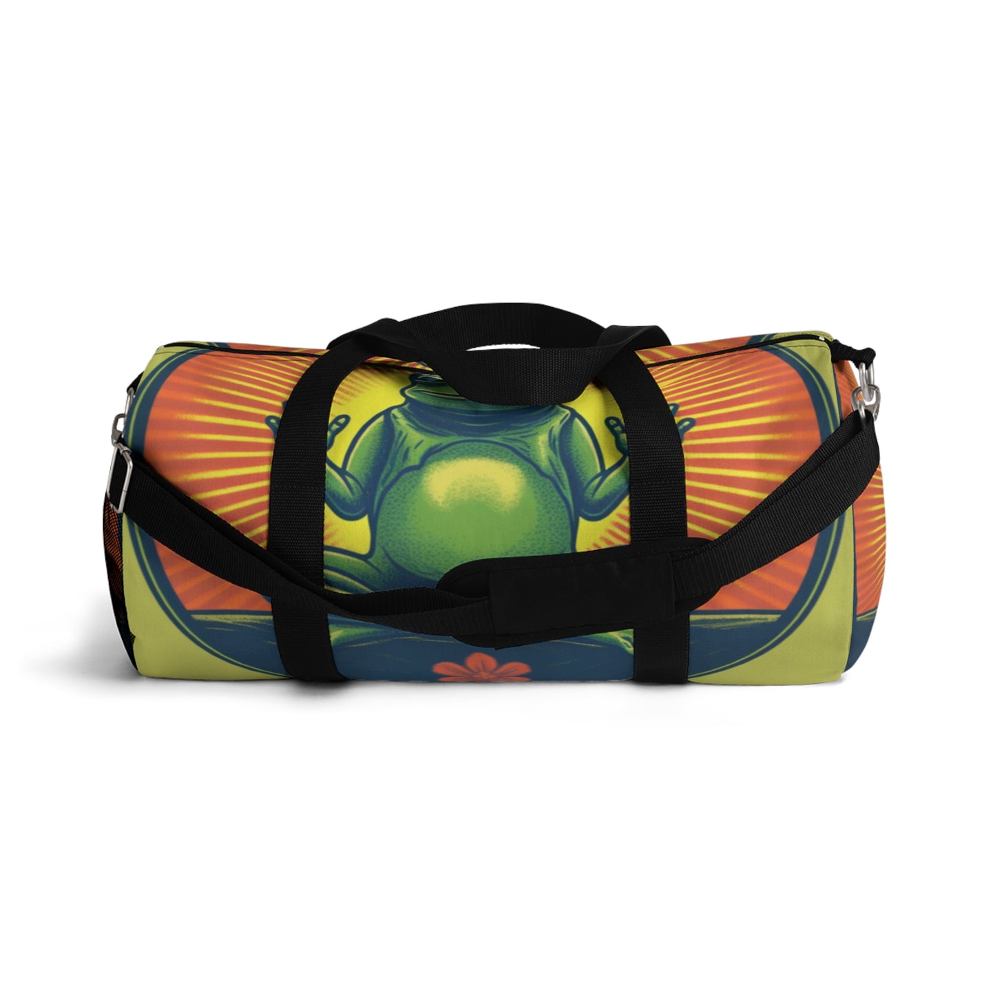 Yoga Frog Namaste Amphibian Relax Graphic Duffel Bag