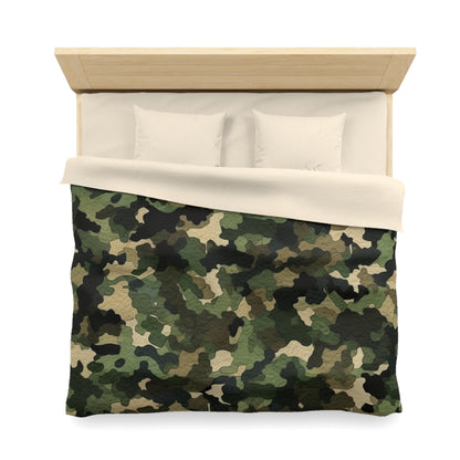 Classic Camo | Camouflage Wrap | Traditional Camo - Microfiber Duvet Cover