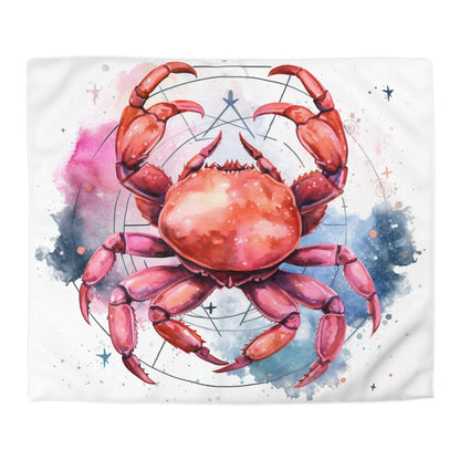 Signo del zodiaco Cáncer - Astrología zodiacal elegante - Funda nórdica de microfibra 