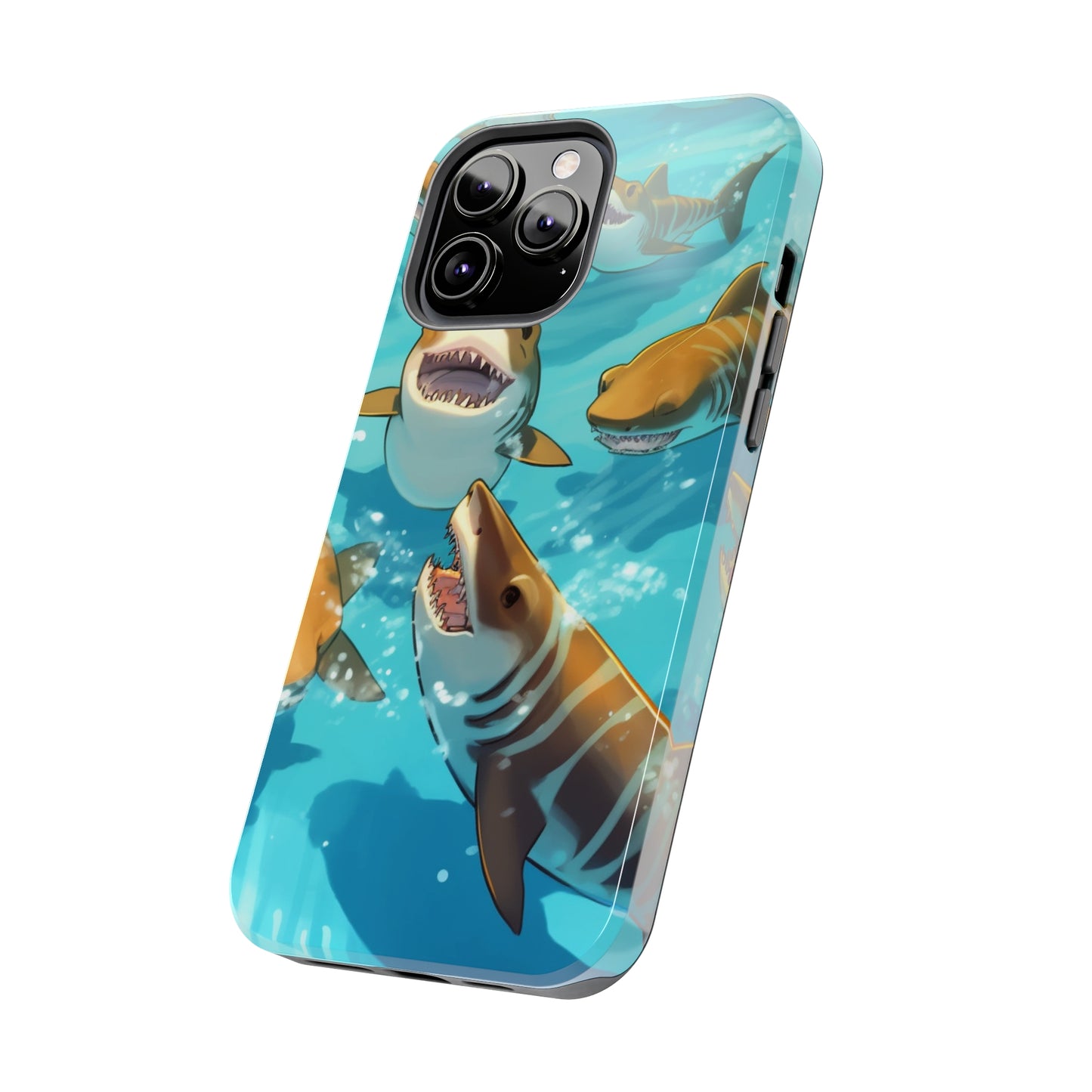 Tiger Shark: Ocean Marine Wildlife - Underwater - Tough Phone Cases