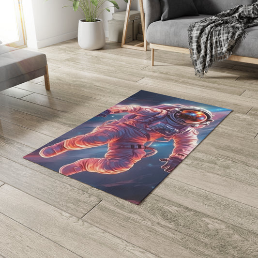 Astronaut Outer Space - Galaxy Starfield Art - Dobby Rug