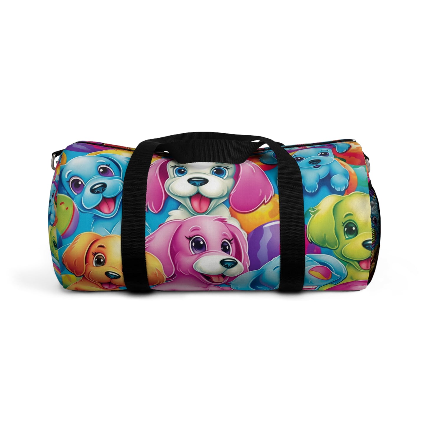 Happy Puppy & Dog Design - Vivid and Eye-Catching - Duffel Bag