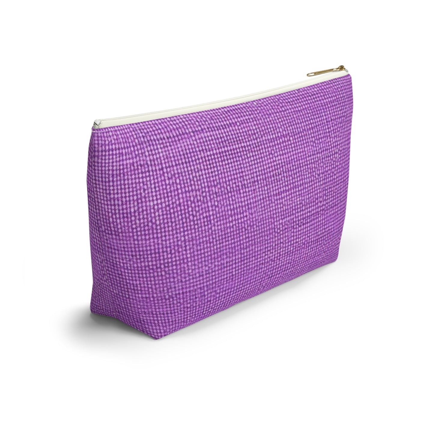 Hyper Iris Orchid Red: Denim-Inspired, Bold Style - Accessory Pouch w T-bottom