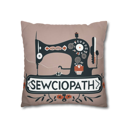 Sewciopath Sewing - Spun Polyester Square Pillow Case