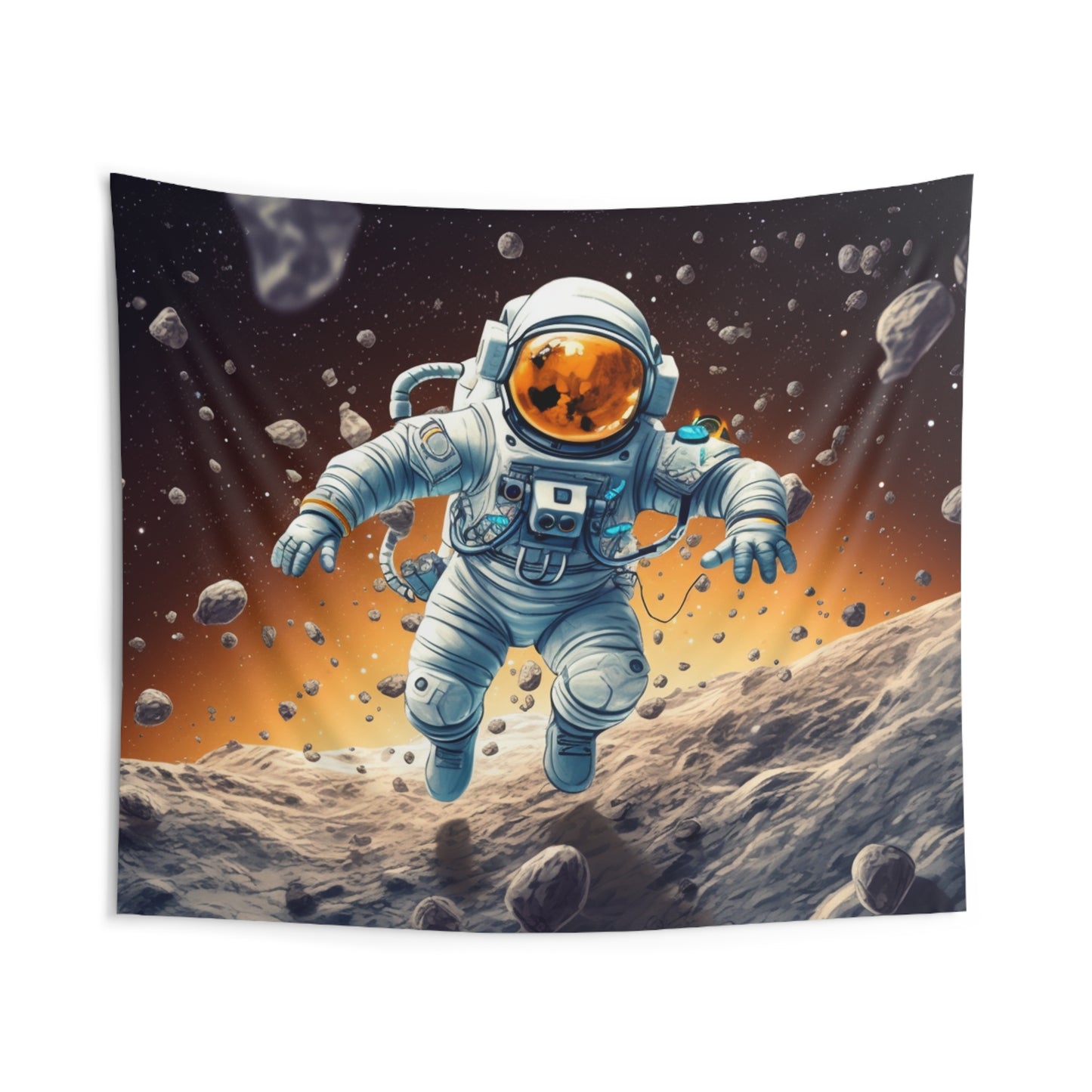 Galactic Adventurer - Celestial Star Art: Deep Space Exploration - Indoor Wall Tapestries