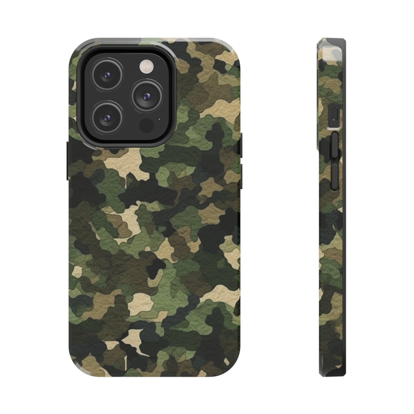 Camuflaje clásico | Envoltura de camuflaje | Camuflaje tradicional: fundas resistentes para teléfonos