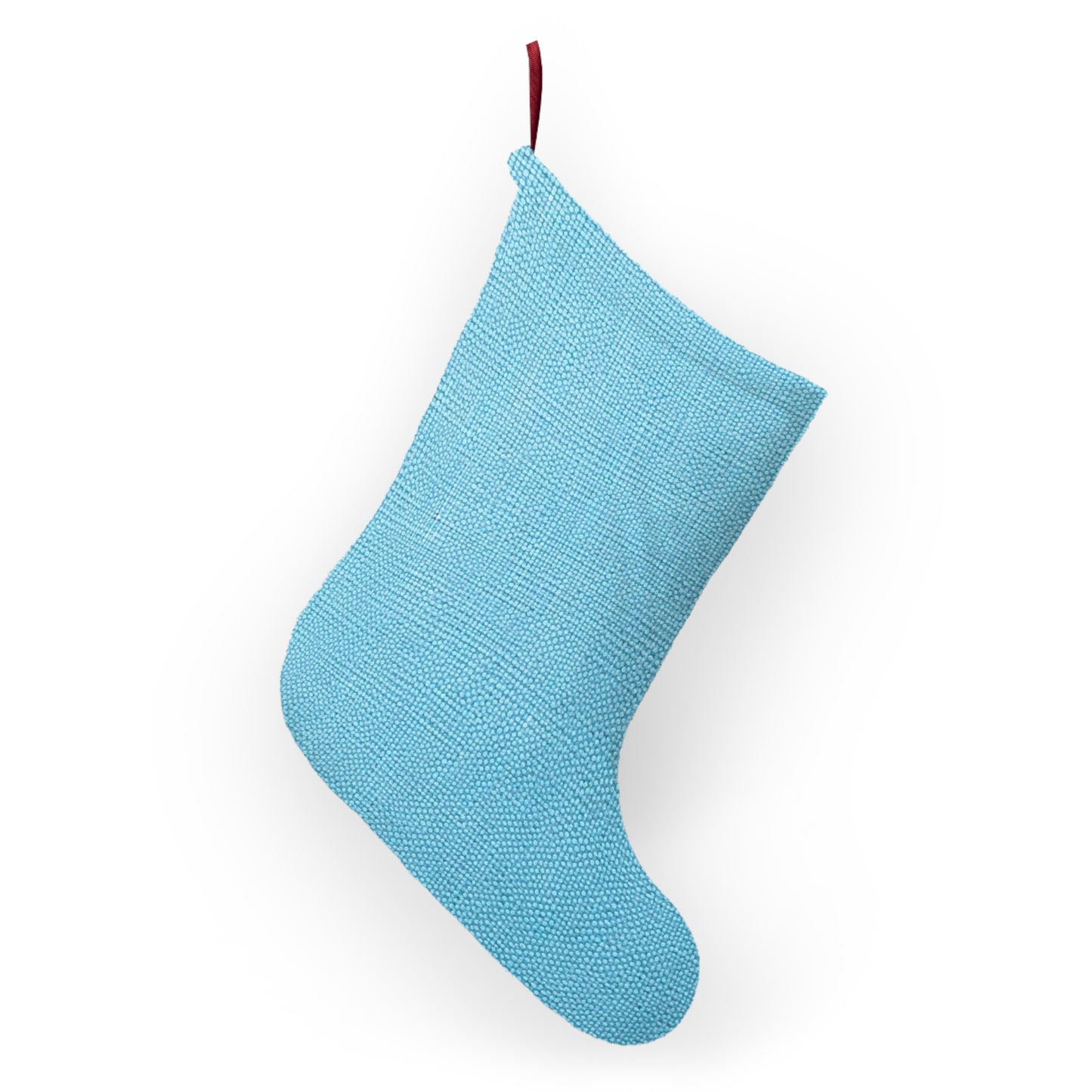 Bright Aqua Teal: Denim-Inspired Refreshing Blue Summer Fabric - Christmas Stockings