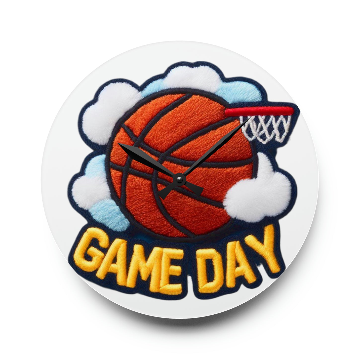 Basketball Game Day - Acrylic Wall Clock